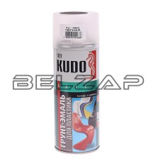 Грунт-эмаль для пластика черный RAL 9005 аэрозоль 520мл, KU-6002, KUDO